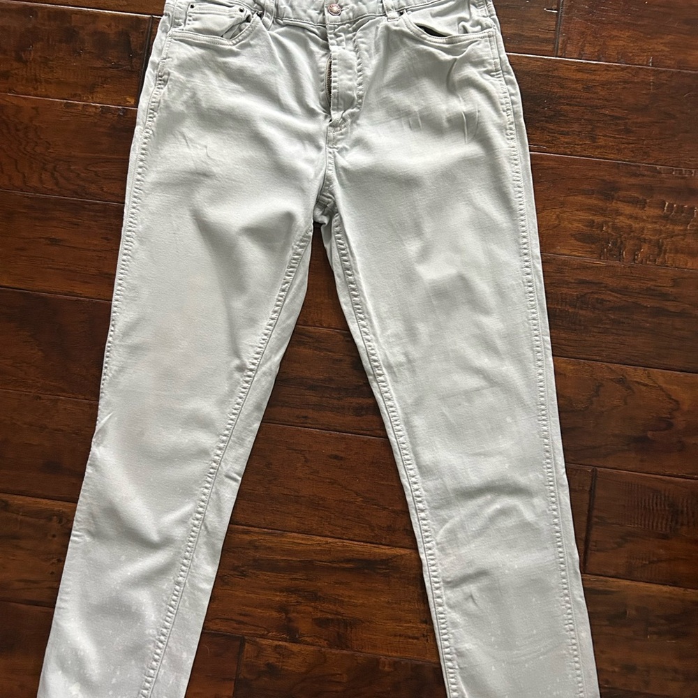 Rails Soft Gray Straight Leg Jeans